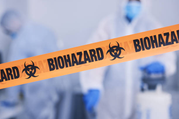 Professional Biohazard Cleanup technician working in Galena Park, TX